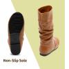 DREAM PAIRS Girl’s Faux Fur Lined Knee High Winter Riding Boots(Toddler/Little Kid/Big Kid)(Tan-pu)