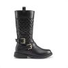 DREAM PAIRS Girls Knee High Fashion Riding Boots for Toddler/Little Kid/Big Kid(Black)