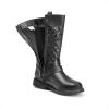 DREAM PAIRS Girls Knee High Fashion Riding Boots for Toddler/Little Kid/Big Kid(Black)