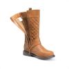 DREAM PAIRS Girls Knee High Fashion Riding Boots for Toddler/Little Kid/Big Kid(Tan)