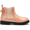 DREAM PAIRS Girls Side Zipper Chelsea Ankle Boots Little Kid/Big Kid(Pink/Pat)