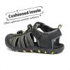 DREAM PAIRS Boys Girls Closed-Toe Outdoor Summer Sport Sandals for Little/Big Kid(Black/Grey/Yellow)