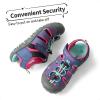 DREAM PAIRS Boys Girls Closed-Toe Outdoor Summer Sport Sandals for Little/Big Kid(Blue/Fuchsia/Mint)