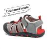 DREAM PAIRS Boys Girls Closed-Toe Outdoor Summer Sport Sandals for Little/Big Kid(Grey/Light/Grey/Red)