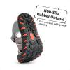 DREAM PAIRS Boys Girls Closed-Toe Outdoor Summer Sport Sandals for Little/Big Kid(Grey/Light/Grey/Red)