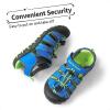 DREAM PAIRS Boys Girls Closed-Toe Outdoor Summer Sport Sandals for Little/Big Kid(Royal/Blue/Green)