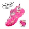DREAM PAIRS Boys Girls Outdoor Summer Sport Athletic Sandals for Little/Big Kid(Fuchsia/Shell/Pink)