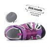 DREAM PAIRS Boys Girls Outdoor Summer Sport Athletic Sandals for Little/Big Kid(Purple/Fuchsia/Light/Grey)