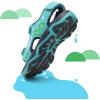 DREAM PAIRS Boys Girls Sandals Summer Outdoor Athletic Kids Sport Water Shoes for Toddler/Little Kid(Blue/Crocodile)