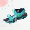 DREAM PAIRS Boys Girls Sandals Summer Outdoor Athletic Kids Sport Water Shoes for Toddler/Little Kid(Blue/Crocodile)