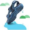 DREAM PAIRS Boys Girls Sandals Summer Outdoor Athletic Kids Sport Water Shoes for Toddler/Little Kid(Navy/Blue/Dinosaur)