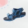 DREAM PAIRS Boys Girls Sandals Summer Outdoor Athletic Kids Sport Water Shoes for Toddler/Little Kid(Navy/Blue/Dinosaur)
