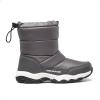 DREAM PAIRS Boys Girls Snow Boots Lightweight Slip Resistant Mid Calf Winter Shoes for Little/Big Kid(Dark Gray)