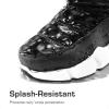 DREAM PAIRS Boys Girls Snow Boots Water Resistant Non-Slip Mid Calf Lightweight Athletic Outdoor Warm Winter Shoes for Little/Big Kids(Black)