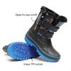 DREAM PAIRS Boys Girls Snow Boots Water-Resistant Outdoor Sport Warm Cozy Anti-Slip Cute Ankle Winter Shoes for Toddler/Little/Big Kid(Black/Royal)