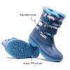 DREAM PAIRS Boys Girls Snow Boots Water-Resistant Outdoor Sport Warm Cozy Anti-Slip Cute Ankle Winter Shoes for Toddler/Little/Big Kid(Blue/Navy)