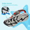 DREAM PAIRS Boys Girls Summer Outdoor Athletic Sport Sandals Walking Hiking Hook and Loop Adjustable Multicolor for Toddler/Little/Big Kids(Olive/Green/Beige/Orange)