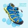 DREAM PAIRS Boys Girls Summer Outdoor Athletic Sport Sandals Walking Hiking Hook and Loop Adjustable Multicolor for Toddler/Little/Big Kids(Royal/Blue/Grey/Neon/Green)
