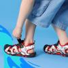 DREAM PAIRS Boys Girls Summer Outdoor Athletic Sport Sandals for Little/Big Kid(Black/Red)