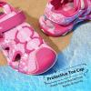 DREAM PAIRS Boys Girls Summer Outdoor Athletic Sport Sandals for Little/Big Kid(Hot Pink/Pink)