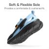 DREAM PAIRS Boys Girls Summer Outdoor Athletic Sport Sandals for Little/Big Kids(Blue/Black)