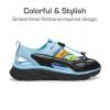 DREAM PAIRS Boys Girls Summer Outdoor Athletic Sport Sandals for Little/Big Kids(Blue/Black)