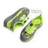DREAM PAIRS Boys Girls Summer Outdoor Athletic Sport Sandals for Little/Big Kids(Grey/Green)