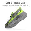 DREAM PAIRS Boys Girls Summer Outdoor Athletic Sport Sandals for Little/Big Kids(Grey/Green)