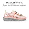 DREAM PAIRS Boys Girls Summer Outdoor Athletic Sport Sandals for Little/Big Kids(Pink/Light Grey)