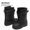 DREAM PAIRS Boys Girls Waterproof Winter Snow Boots(Black/Royal)