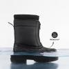 DREAM PAIRS Boys Girls Waterproof Winter Snow Boots(Black/Royal)