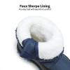 DREAM PAIRS Boys Snow Boots Camouflage Slip Resistant Faux Fur Lined Winter Shoes for Little/Big Kid(Dark Blue)