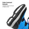 DREAM PAIRS Boys Snow Boots Camouflage Slip Resistant Faux Fur Lined Winter Shoes for Little/Big Kid(Royal Blue)