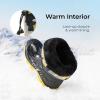 DREAM PAIRS Boys Snow Boots Waterproof Camouflage Slip Resistant Mid Calf Faux Fur Lining Outdoor Winter Shoes for Little/Big Kids(Yellow/Black)