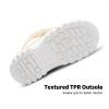 DREAM PAIRS Boys & Girls Faux Fur-Lined Winter Snow Boots for Little/Big Kids(Beige/White)
