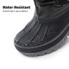DREAM PAIRS Boys & Girls Faux Fur-Lined Winter Snow Boots for Little/Big Kids(Grey)