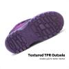 DREAM PAIRS Boys & Girls Faux Fur-Lined Winter Snow Boots for Little/Big Kids(Purple)