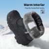 DREAM PAIRS Boys & Girls Mid Calf Water-Resistant Winter Snow Boots for Toddler/Little/Big Kid(Black)