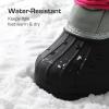DREAM PAIRS Boys & Girls Waterproof Winter Snow Boots for Little Kid/Big Kid(Grey/Fuchsia)