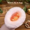 DREAM PAIRS Girls Boys Boots Kids Faux Fur Lined Winter Snow FuzzyClassic Kid’s Mid Boot(All Pink)