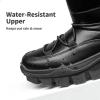 DREAM PAIRS Girls Boys Snow Boots Slip Resistant Outdoor Warm Ankle Winter Shoes Toddler/Little Kid(Black)