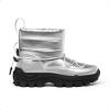 DREAM PAIRS Girls Boys Snow Boots Slip Resistant Outdoor Warm Ankle Winter Shoes Toddler/Little Kid(Sliver)