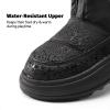 DREAM PAIRS Girls Boys Snow Foldable Boots Shaft Lightweight Mid Calf Winter Shoes for Little/Big Kid