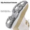 DREAM PAIRS Girls Snow Boots Warm Cozy Anti-Slip Lightweight Mid Calf Faux Fur Lining Winter Shoes for Little/Big Kids(Beige/White)