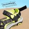 DREAM PAIRS Kids Adventurous Light-Weight Adjustable Straps Summer Sandals (Toddler/Little Kid/Big Kid)(Grey/Green)