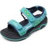 DREAM PAIRS Boys Girls Sandals Summer Outdoor Athletic Kids Sport Water Shoes for Toddler/Little Kid(Blue/Crocodile)