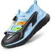 DREAM PAIRS Boys Girls Summer Outdoor Athletic Sport Sandals for Little/Big Kids(Blue/Black)