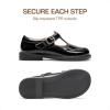 DREAM PAIRS Girl Mary Jane Dress Shoes – Ballet Flats for Girl School Uniform Shoes for Toddler Little Girls(All Black)