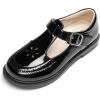 DREAM PAIRS Girl Mary Jane Dress Shoes – Ballet Flats for Girl School Uniform Shoes for Toddler Little Girls(All Black)