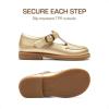 DREAM PAIRS Girl Mary Jane Dress Shoes – Ballet Flats for Girl School Uniform Shoes for Toddler Little Girls(Gold)